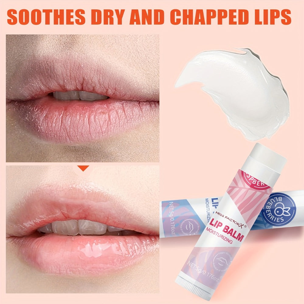 Fruit Flavored Lip Gloss Set 50 Pieces – Moisturizing Lip Balm Kit in 10 Colors, Hydrating Lip Care for Dry & Cracked Lips, Day & Night Use, Holiday Gift Set for Women & Girls
