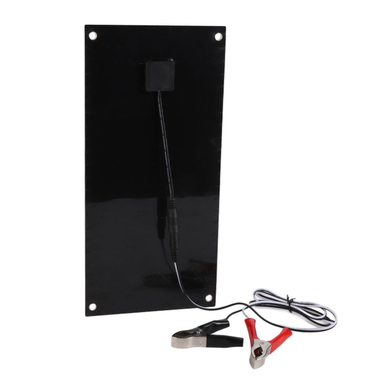 Self-Charging Solar Bundle, High Output Mono Panel, Trailer RV Gear, Plug & Play System, Outdoor Backup Power