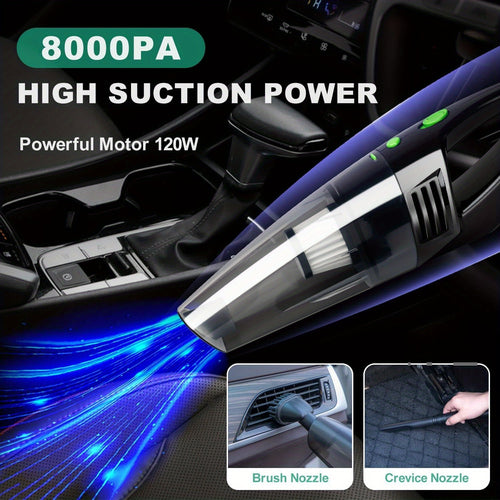 [Holiday Gift] FCLUSLL 17/24/29/32/35pcs Car Cleaning Kit, Including Portable Vacuum Cleaner, Windshield Cleaning Tool, Car Drill Brush Set, Interior Brush Set, Full Interior Care Set, Cleaning Set, Holiday Gift for Family And Friends