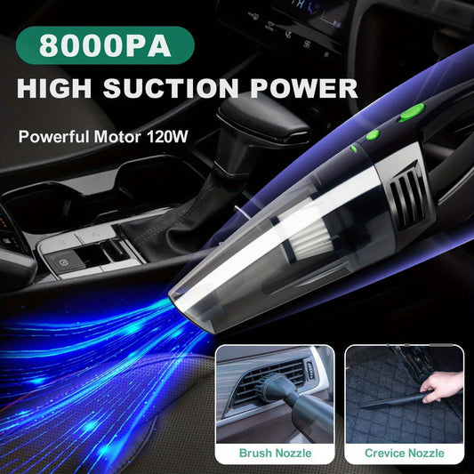 [Holiday Gift] FCLUSLL 17/24/29/32/35pcs Car Cleaning Kit, Including Portable Vacuum Cleaner, Windshield Cleaning Tool, Car Drill Brush Set, Interior Brush Set, Full Interior Care Set, Cleaning Set, Holiday Gift for Family And Friends