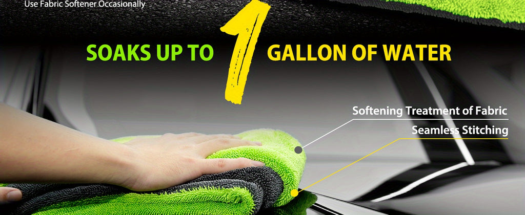 Car Drying Towel,Microfiber Car Towel, High Absorbency Dual-Sided Microfiber Car Drying Towel | 1400GSM Full-Sized 48"x24" Twisting Yarn Technology, Scratch-Free, Car Washing Equipment Accessories,Heavy-Duty Cleaning Cloths,Car Accessories