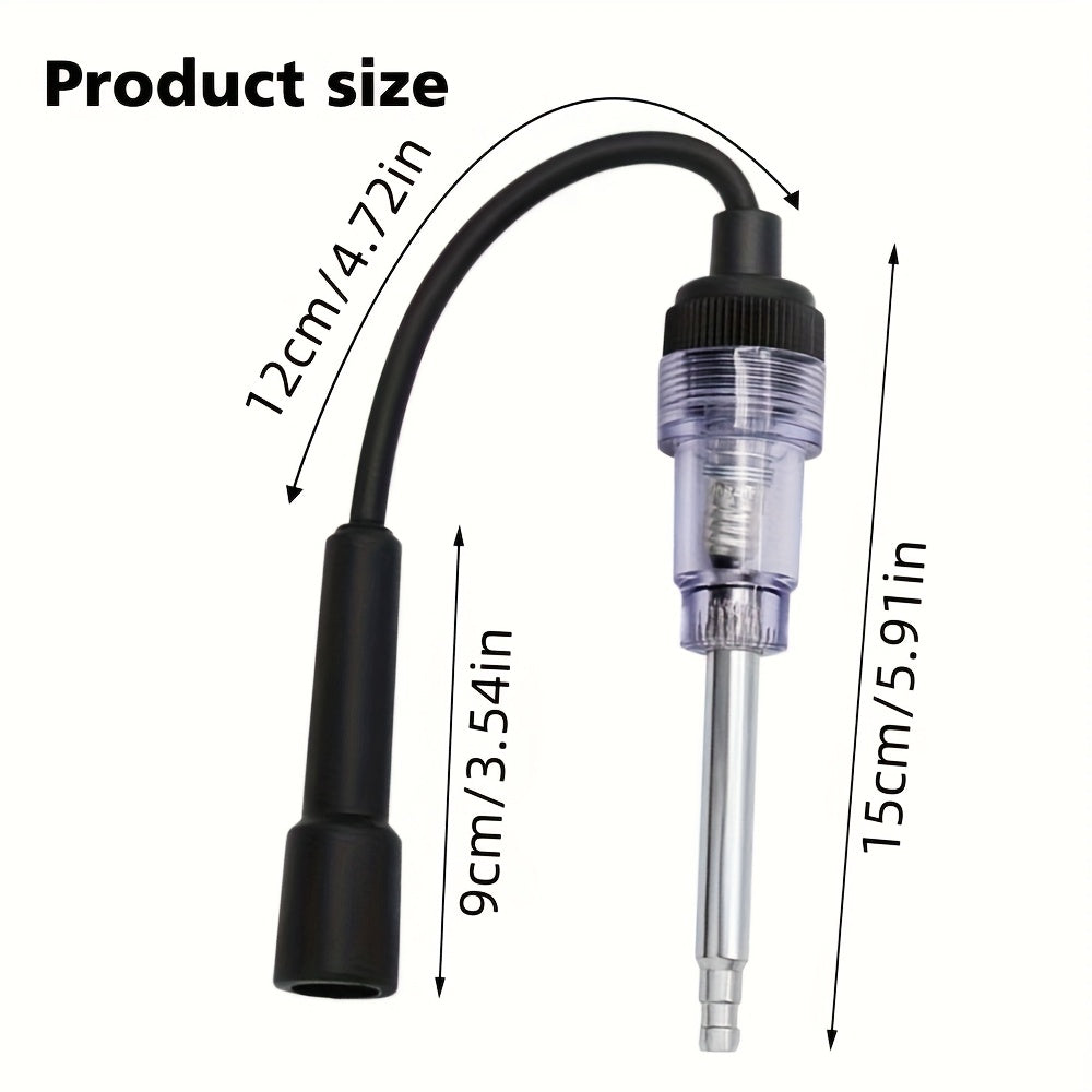 3pcs Spark Plug Tester - Automotive Diagnostic Tool with Glowing Bulb, Durable Metal Construction & Easy-Use Design for Cars, Lawnmowers, Engines, Spark Plug Tool