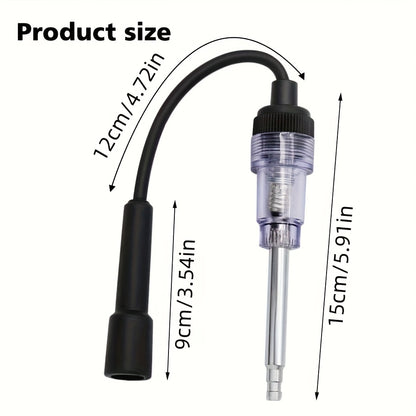 3pcs Spark Plug Tester - Automotive Diagnostic Tool with Glowing Bulb, Durable Metal Construction & Easy-Use Design for Cars, Lawnmowers, Engines, Spark Plug Tool