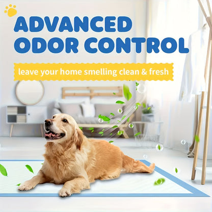Bulk Pet Pee Pads 50 to 400-Count – Super Absorbent Leak-Proof Disposable Training Pads 23.6"x23.6" | For Dogs, Puppies, Cats & Rabbits | Extra Thick Option Available | Multi-Pet Household Value Pack
