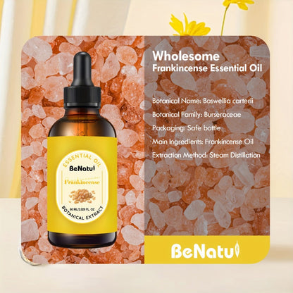 Essential Oil for Diffuser & Humidifier – Frankincense, Argan & Jojoba Oil, Long-Lasting Woody Warm Resin Aroma for Home, Hotel & Room Decor, Candle Making & Aromatherapy, 4.06oz Natural Formula