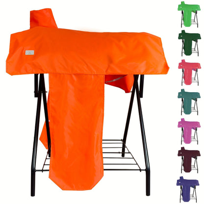 Waterproof Horse Saddle Cover 420D Oxford 6 Elastic Straps