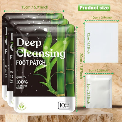 Foot Detox Pads Value Set 50pcs & 150pcs – Bamboo Vinegar & Ginger Deep Cleansing Overnight Patches, Alcohol-Free Natural Plant Formula, Green Golden Lavender Variants, Foot Care Gift for Women Men