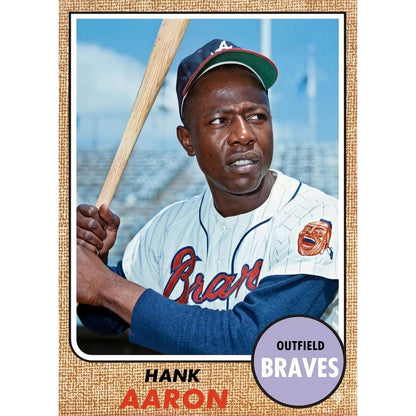 Vintage Baseball Card Mystery Slab 1968 Topps – 1 Random Authentic Card Encased | 598-Card Set Chase | Nolan Ryan RC Possible | Mickey Mantle, Hank Aaron & More | Collector Gift Box