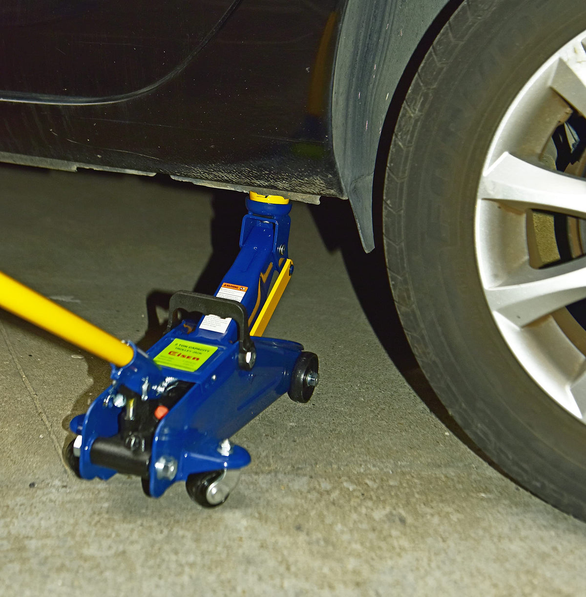 Aain 2 Ton Heavy Duty Floor Jack, Hydraulic Low Profile Trolley Service Floor Jack, Blue