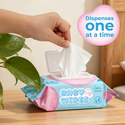 Baby Wipes - 8-pack Wet EDI Pure