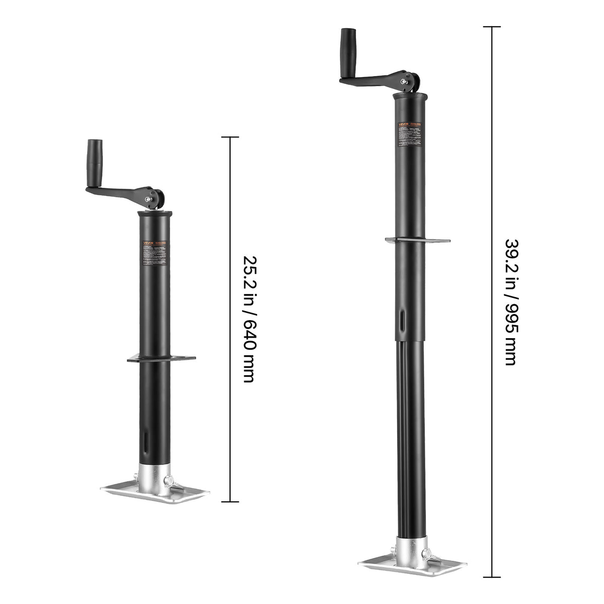 VEVOR A Frame Trailer Jack Bolt on Trailer Tongue Jack 2000/5000 lbs 15-inch Travel