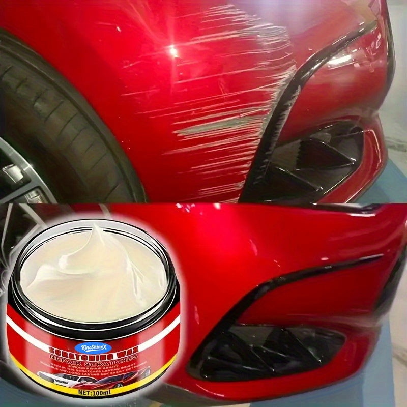 Car Scratch Removal Nano Bright Polish (3.38oz) Suitable for a Variety of Car Paint Surface Recovery Scratch Repair Wax (not Send Sponge)
