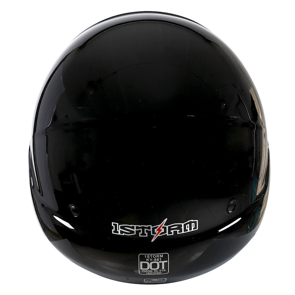 Convertible Motorcycle Helmet Full Face & Open Face 2-in-1 – Detachable Visor, Face Mask & Smoked Shield, Aerodynamic Thermoplastic Shell, Classic Style, Adult S/M/L/XL