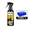 1 Spray & Wipe Waterless Car Wash Solution Suitable for Paint Protection, Instantly Removes Grime, No Rinse Required, Quick Detailing Spray for Car, Motorcycles,, RVs - Formula for -the- Vehicle Maintenance