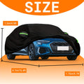 Comprehensive Car Cover Designed to Shield Your SUV Or Sedan from Sunlight, Rain, Snow, And Harmful UV Rays, Providing Frost Protection
