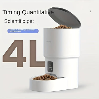 Automatic Pet Feeder – WiFi Remote Control, Detachable & Washable, Large Capacity Smart Food Dispenser for Cats & Dogs, 3 Models Available