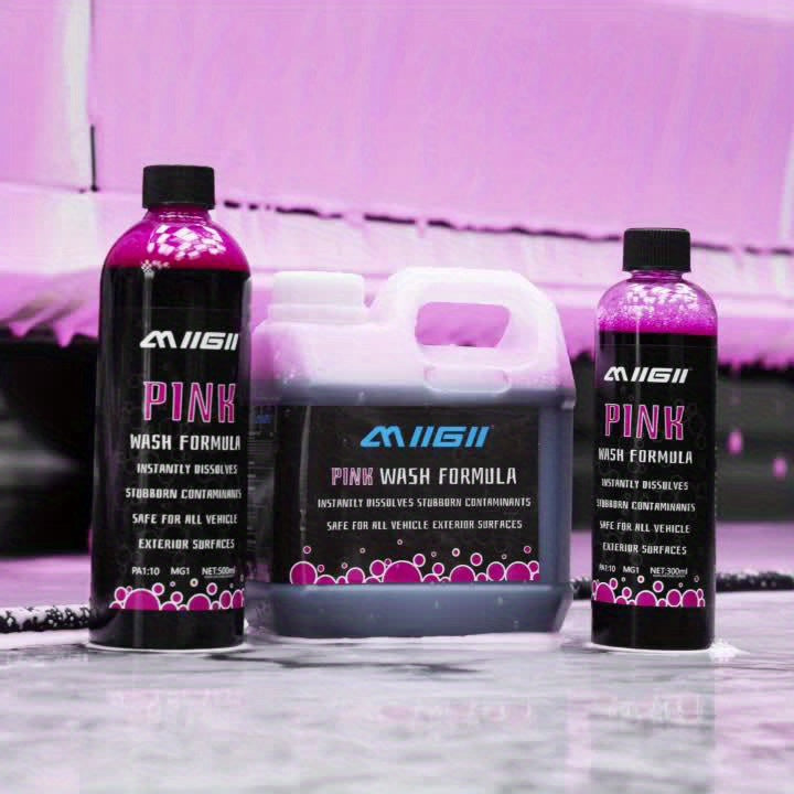 Foaming Car Wash Cleaner High Foam Auto Detailing Shampoo Soap for Vehicle Paint Care, Powerful Formula Penetrates and Breaks Down Tree Sap, Bird Droppings & Tough Stains, Works on RVs, Trucks, Cars & More, Available in 10.14oz, 16.91oz, and 33.81oz