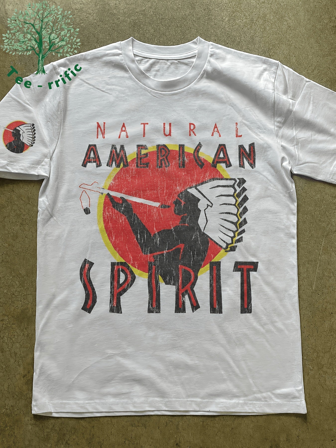 Men's Vintage T-Shirt - Round Neck Short Sleeve Weekend Style 245733