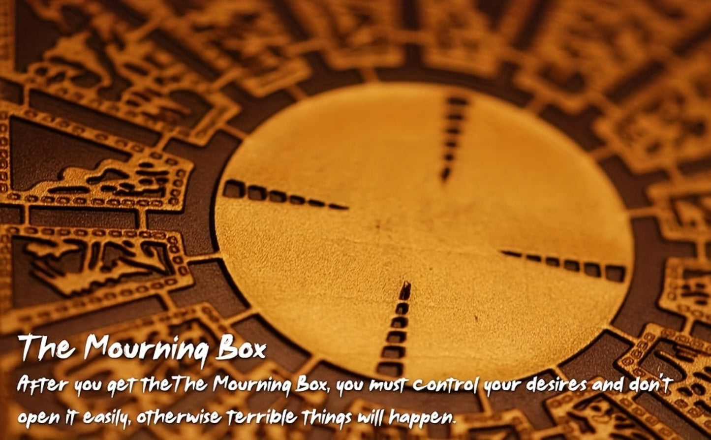 Lament Configuration Puzzle Box Cube – Functional Detachable Deformation Lock Box with Display Base, Brain Teaser Desk Decor, Unique Gift for Adults Horror Fans Christmas Halloween Birthday