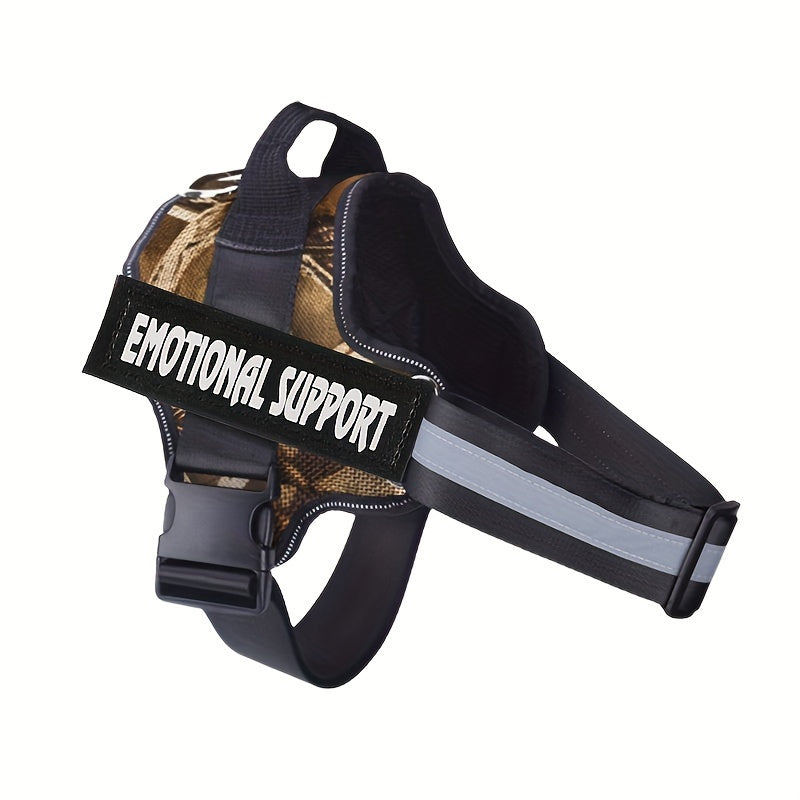 Emotional Support Dog Harness No-Pull Reflective Vest with Handle – Adjustable No-Choke ESA Pet Harness for Easy Walking & Training, XS to XXL, 11 Colors