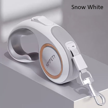 Retractable Dog Leash 16Ft – 360° Tangle-Free with One-Key Lock & Ergonomic C-Shaped Handle | M & L | 3 Colors
