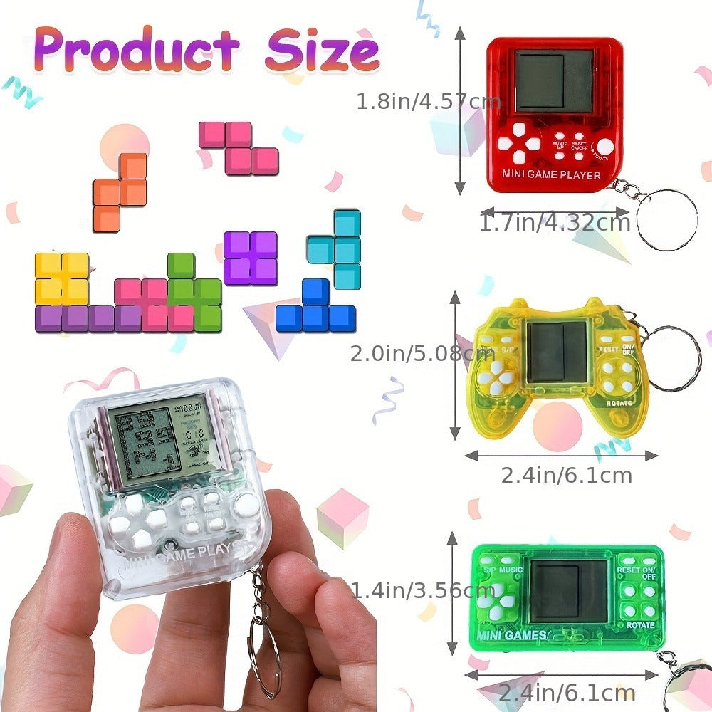18-Piece Gaming Keychain Party Favors for Kids – Mini Video Game Keychain Set Boys Birthday Party Supplies Goodie Bag Stuffers Classroom Prizes Gamer Gift