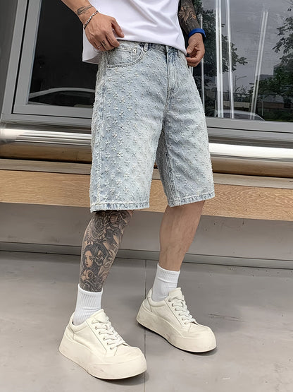 Men's Denim Shorts - Relaxed Fit Travel Style