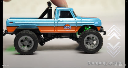 RC Off-Road Car with Alloy Body & Shock-Absorbing Chassis – Remote Control Car for Boys Indoor Outdoor Racing Metal Frame – Christmas Birthday Gift for Kids Teens