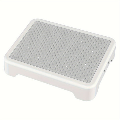 Non-Slip Step Stool Heavy Duty 550LBS Capacity Portable One Step Platform for Elderly Adults - Anti-Slip Rubber Mat Height Adjustable Indoor Outdoor Use Bed Car Door Bathroom Stair