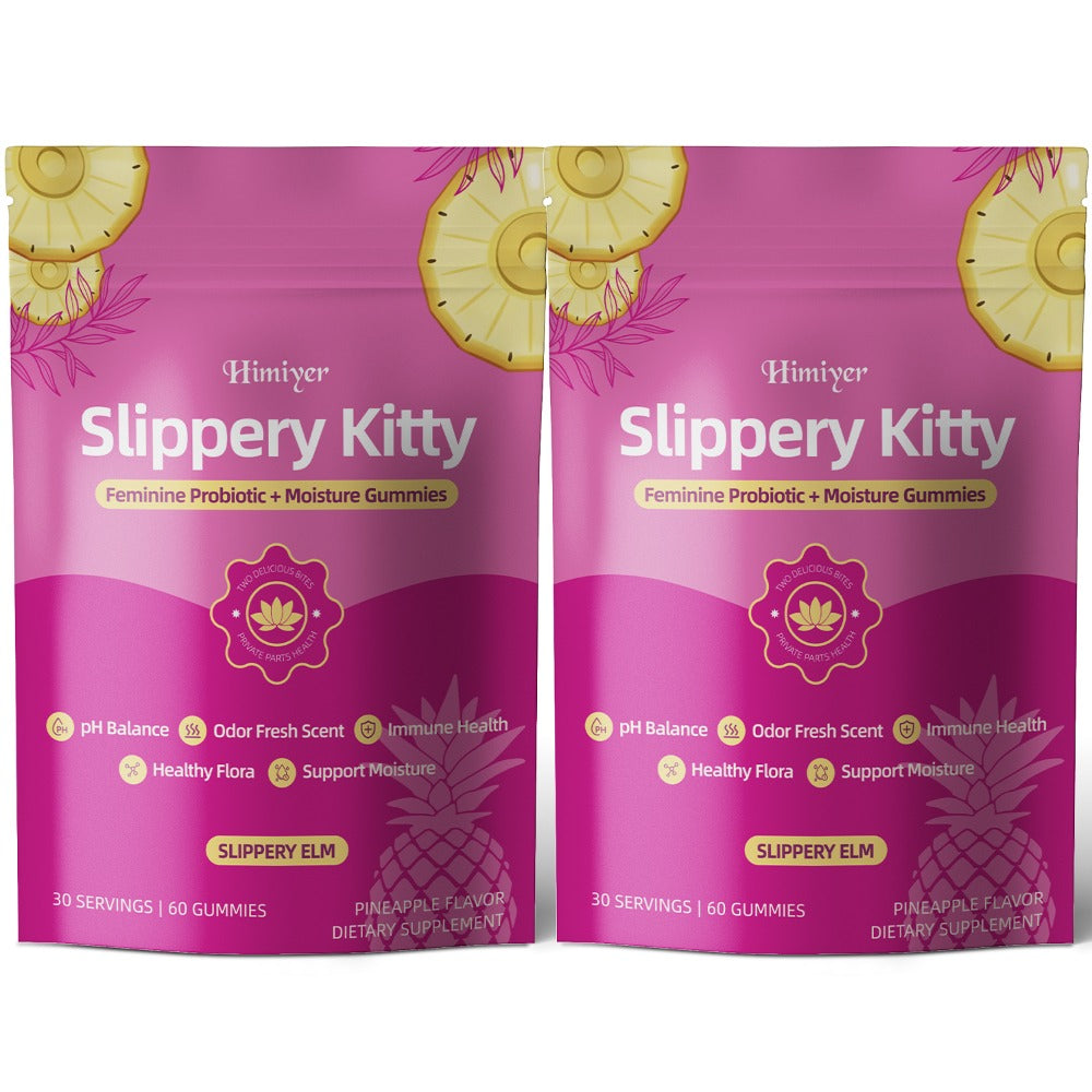 Women's Probiotic Gummies with Slippery Elm for pH Balance & Freshness – Pineapple Flavour, 60 Gummies, 30-Day Supply | Healthy Flora Support | ShopVora UK