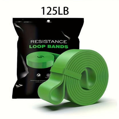 Resistance Bands Set 4-Pack – TPE Pull-Up Assist Bands 15-125 lbs, Multi-Functional Exercise Loop Bands for Muscle Training, Yoga, Body Shaping, Stretching & Home Gym Workouts, Unisex Fitness Gift