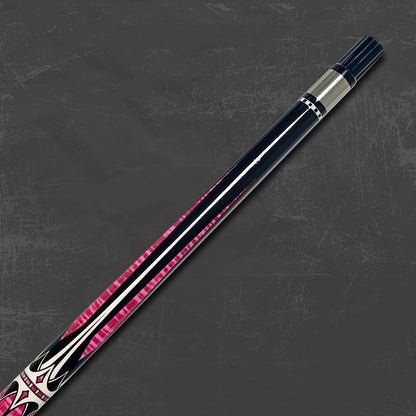 2-Piece Carbon Fiber Billiard Cue – Unisex Pool & Snooker Cue Stick, Low Deflection, Pink or Blue – Perfect Gift for Dad, Husband & Snooker Enthusiasts, Christmas & Holiday Gift