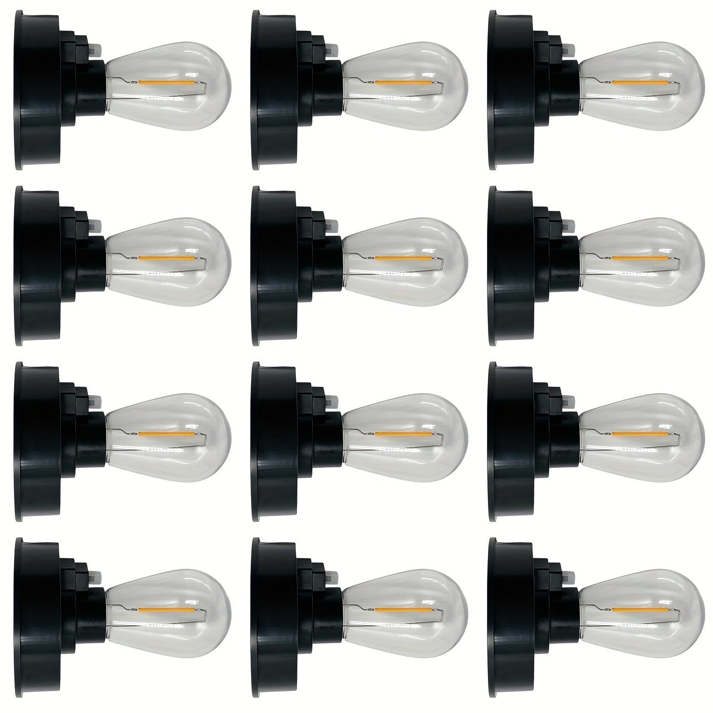 Solar Lantern Replacement Bulb IP65 Waterproof – Outdoor Solar Light Accessory, Top Bulb Replacement Kit | 2, 6 or 12 Pack