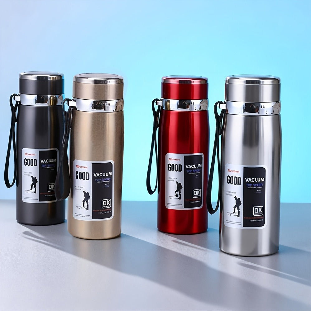Insulated Water Bottle 1000ml 316 Stainless Steel – Double Wall Vacuum Flask with Leak-Proof Lid, Wide Mouth, Keeps Drinks Hot & Cold All Day for Camping, Hiking & Travel