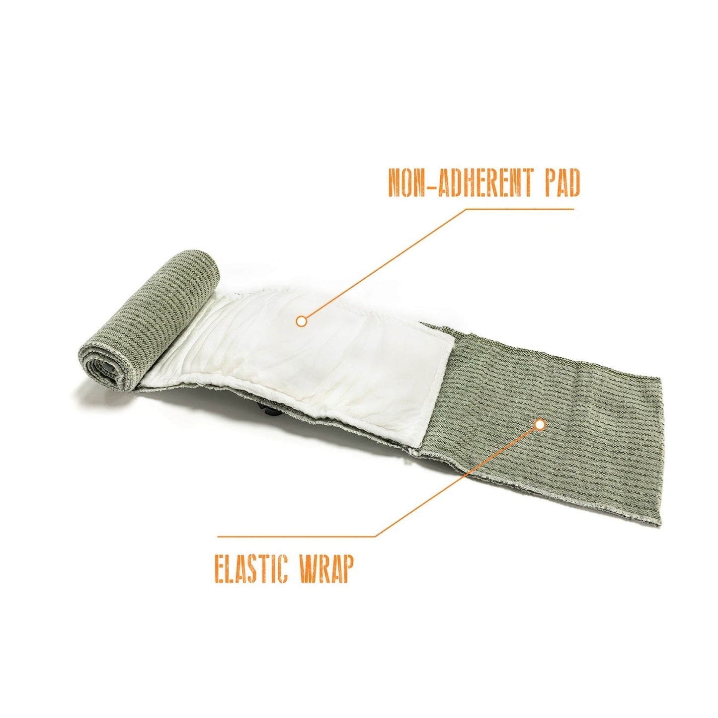 Emergency Bandage 6 Inch 3 Pack Elastic Wound Dressing Tactical Trauma