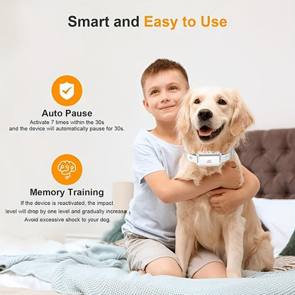 Bark Collar for Dogs – Anti-Barking Training Collar with 3 Sensitivity & 7 Intensity Levels, Beep & Vibration Modes for Small, Medium & Large Dogs