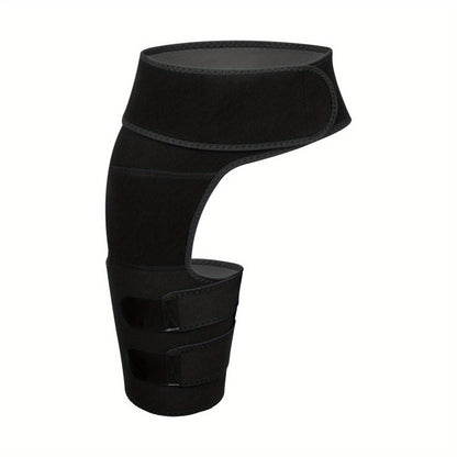 Groin Support Wrap & Thigh Compression Brace for Men & Women – Adjustable Hip Joint Stabilizer for Sciatica, Hamstring & Groin Injury Recovery, Gym & Sports Use
