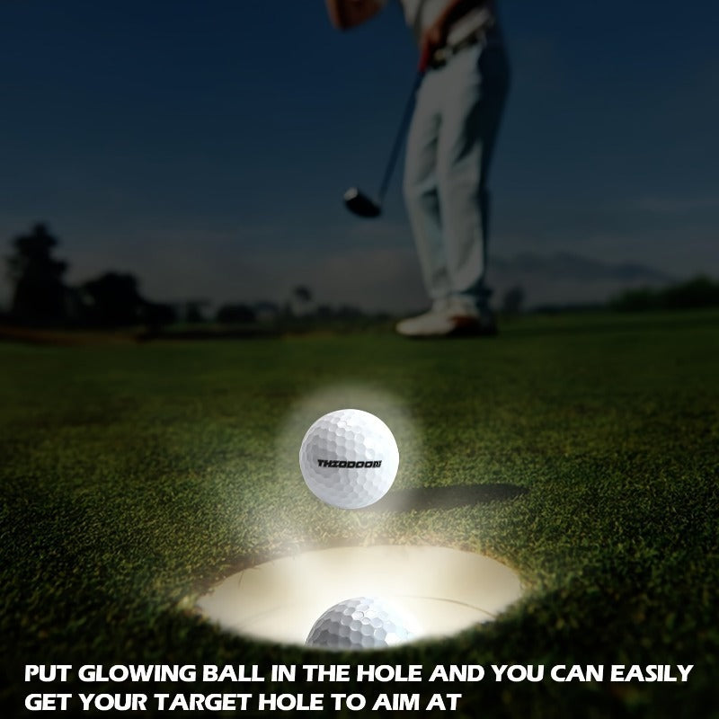Glow in the Dark Golf Balls 12 Pack – LED Night Golf Balls for Nighttime Play, Luminous Glowing Golf Ball Set, Perfect Holiday Gift for Men Women Golfers Friends & Family