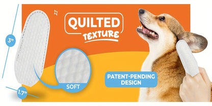 Pet Cleaning Wipes for Dogs & Cats - Ear Wipes Eye Wipes Dental Wipes Teeth Cleaning Kit, Soothing Deodorizing Itch Relief Coconut Scent, Gentle Daily Hygiene Wipes for All Breed Sizes