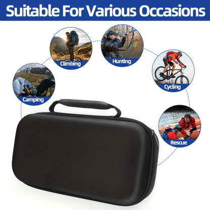 Hard Shell Walkie Talkie Case for Baofeng UV-5R BF-F8HP UV-82 UV-S9 Plus BF-888S GM-15 Pro – Handheld Ham Radio Hard Storage Carrying Bag with Soft Lining for Radio & Accessories