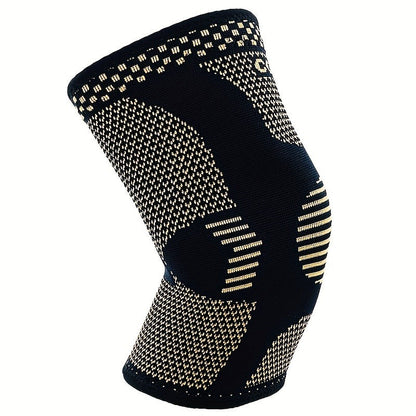 Knee Brace with Patella Gel Pad & Side Stabilizers – Open Patella Support for Running, Cycling, Tennis, Volleyball & Outdoor Sports | Men & Women