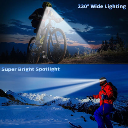Motion Sensor Headlamp 4-Pack – USB Rechargeable LED