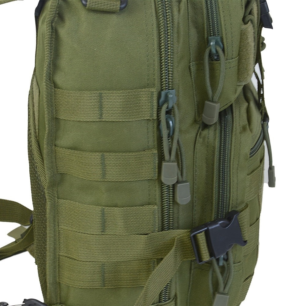 Tactical Chest Bag – Single Shoulder Crossbody Sling Pack for Hiking, Patrol & Outdoor EDC, Adjustable Strap, Multi-Pocket