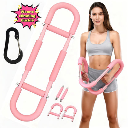 Spring Chest Expander Bar – Adjustable Arm & Tricep Trainer