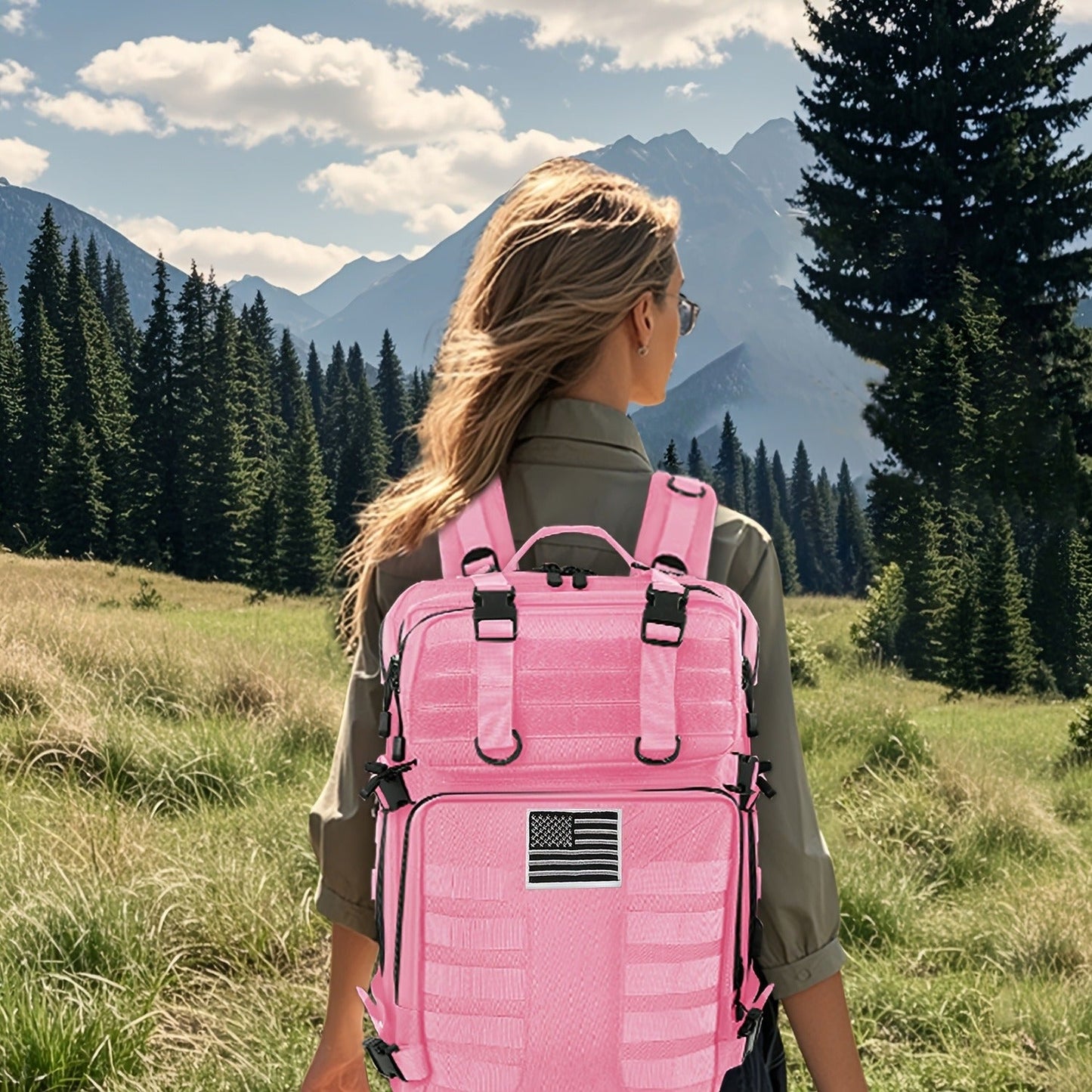 Tactical Military Backpack 50L – Large Capacity Molle Rucksack for Camping, Hiking, Hunting, Fishing & Travel, Unisex with Multiple Color Options