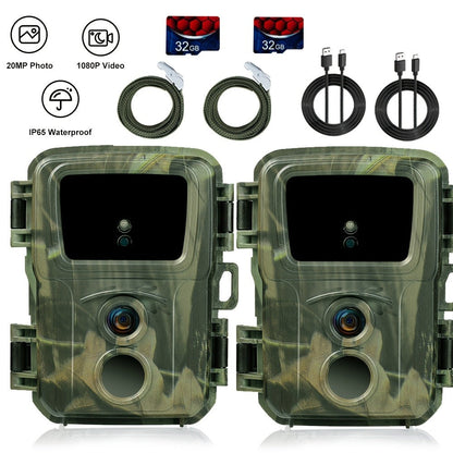Trail Camera 48MP 4K Night Vision 0.2s Trigger 120 Degree Solar