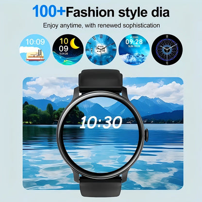 Fitness Tracker Smartwatch for Men & Women – 1.28" Display, Sleep Monitor, Step Counter, Distance Tracker, Running & Gym