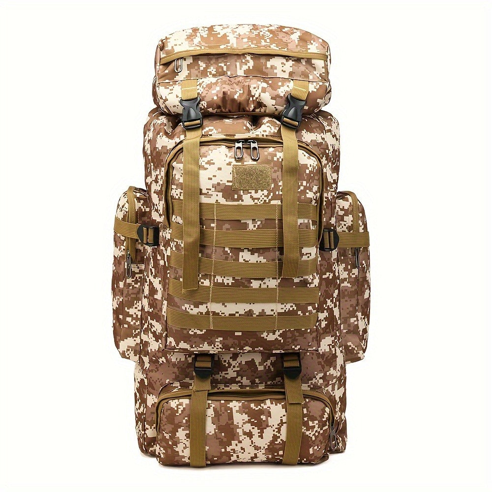 Tactical Backpack for Men & Women – Lightweight Packable Hiking Backpack 21L, Multi-Compartment Camping Rucksack with Adjustable Straps, Waterproof Outdoor Daypack for Camping, Trekking & Travel