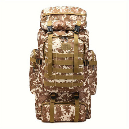 Tactical Backpack for Men & Women – Lightweight Packable Hiking Backpack 21L, Multi-Compartment Camping Rucksack with Adjustable Straps, Waterproof Outdoor Daypack for Camping, Trekking & Travel