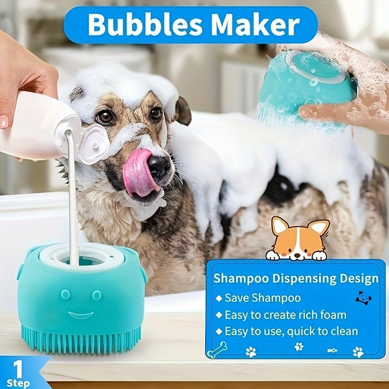 Cat & Dog Grooming Set 9-in-1 & 11-in-1 – Self-Cleaning Slicker Brush, Nail Clippers & File, Flea Comb, Shampoo Brush, Finger Toothbrush & Storage Bag, No Battery, Pink or Blue